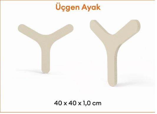 40 Cm . Yerli Üçgen Ayak