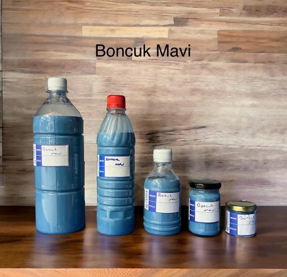 Boncuk Mavi Samur Boya